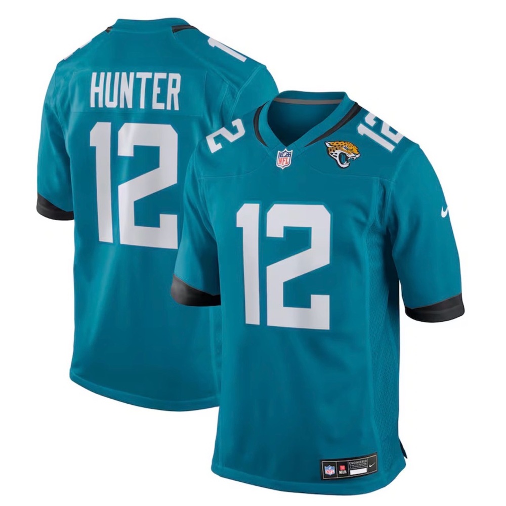 💯 authentic men’s NFL Hunter  Jersey with Number 12